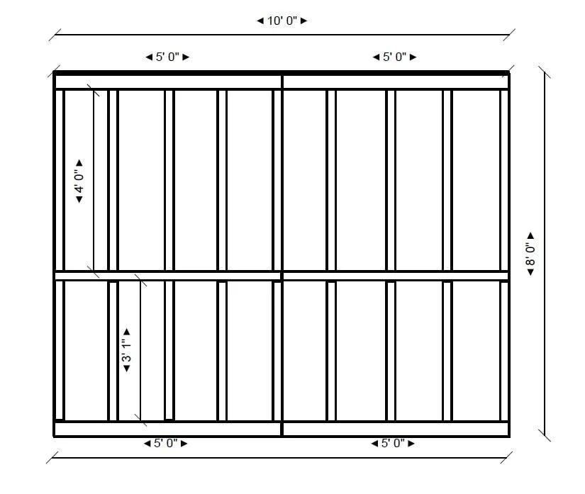 Paintable Wall Molding Kit - Pre-cut Wall Paneling- Accent Wall- Bedroom Wall- Dining Room Wall- Board and Batten- Flat Wall Trim - Image 2