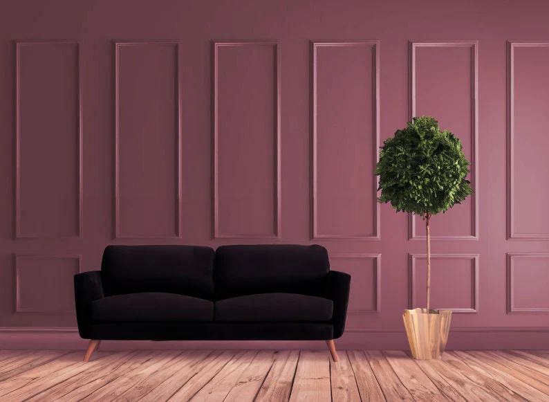 Pre-Cut Wall Paneling Kit Wall Trim Accent Wall Wainscotting Picture Frame Style Paneling Polyurethane Faux Wood Home Renovation - 4 Panel - Image 3