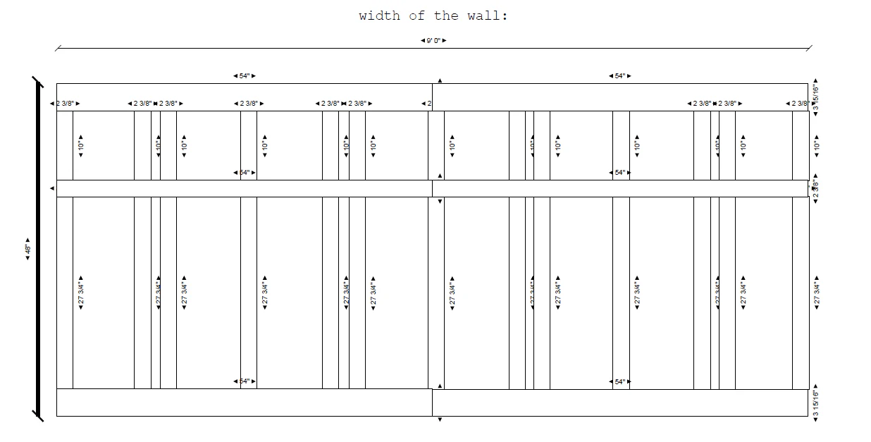 Pre-cut Wall Trim Kit- Wall Molding- Board And Batten- Half Wall Paneling- Wall Wainscoting- Flat Wall Trim- Farmhouse Decor - Image 4