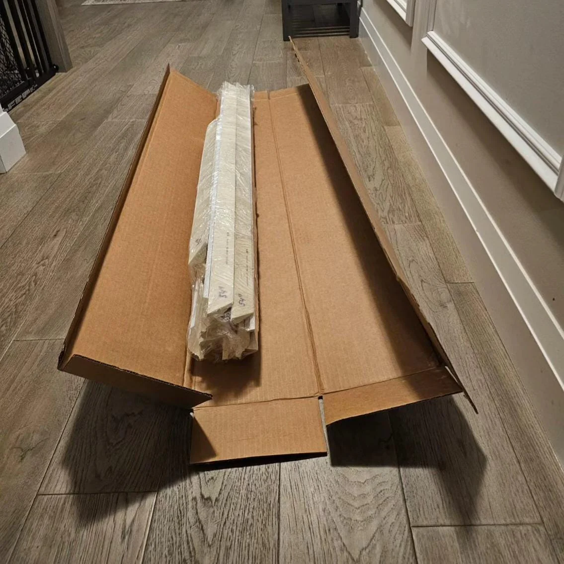Wall Molding Kit- 6 Frames- Pre-Cut Wall Trim- Paintable Accent Wall Paneling- Modern Decor- Wall Wainscoting-Picture Frame Style Paneling - Image 6