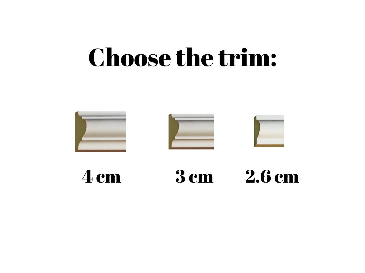 Wall Molding Kit- Accent Wall- Hallway Wall- Dining Room Wall- Wall Squares- Square Paneling- Box Paneling- Wall Paneling Kit-Wall Rectangle - Image 3