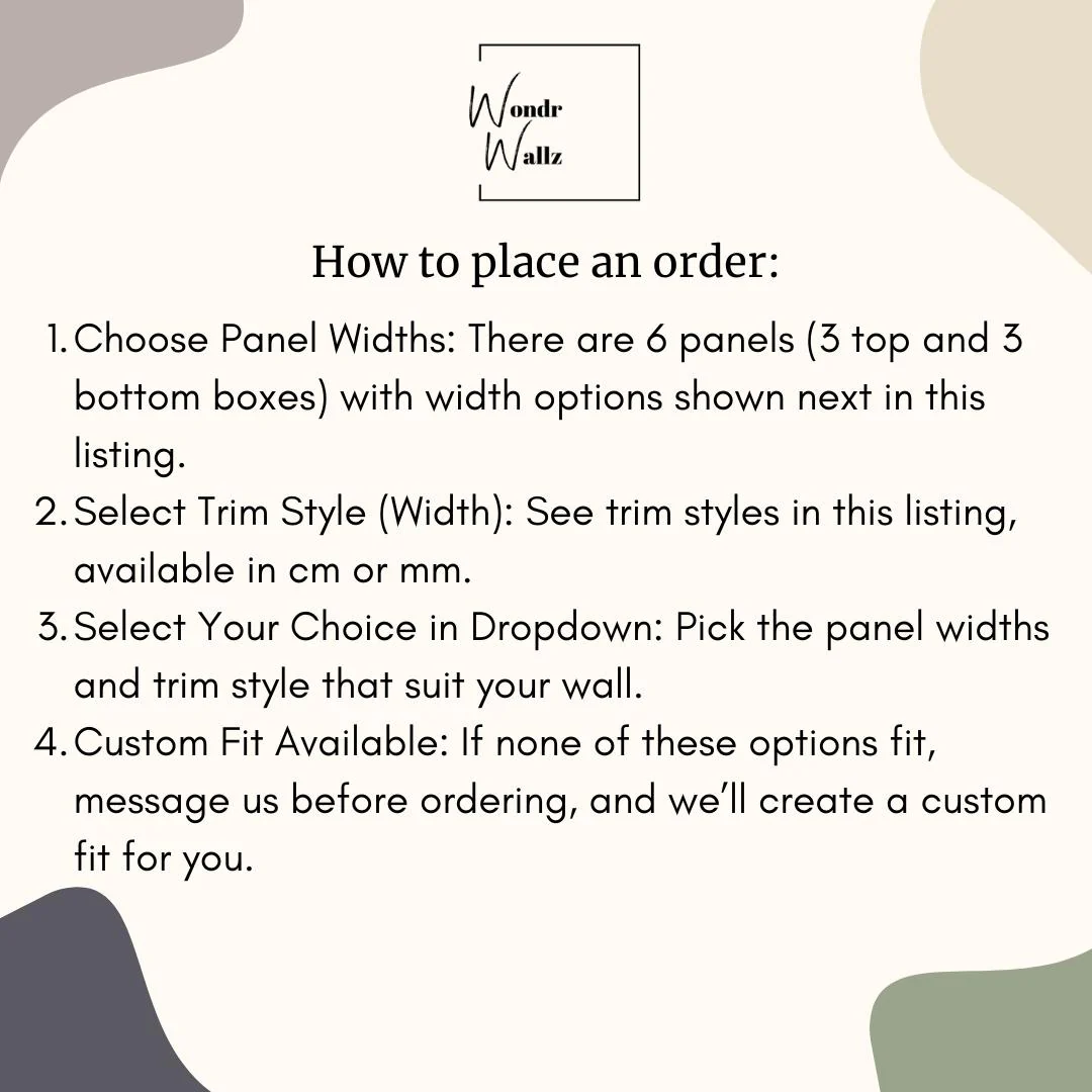 Wall Molding Kit- Pre-Cut Paneling- Wall Trim- Accent Wall Minimalist Decor- Wainscotting- Picture Frame Style Molding-Double Frame 6 Panel - Image 4