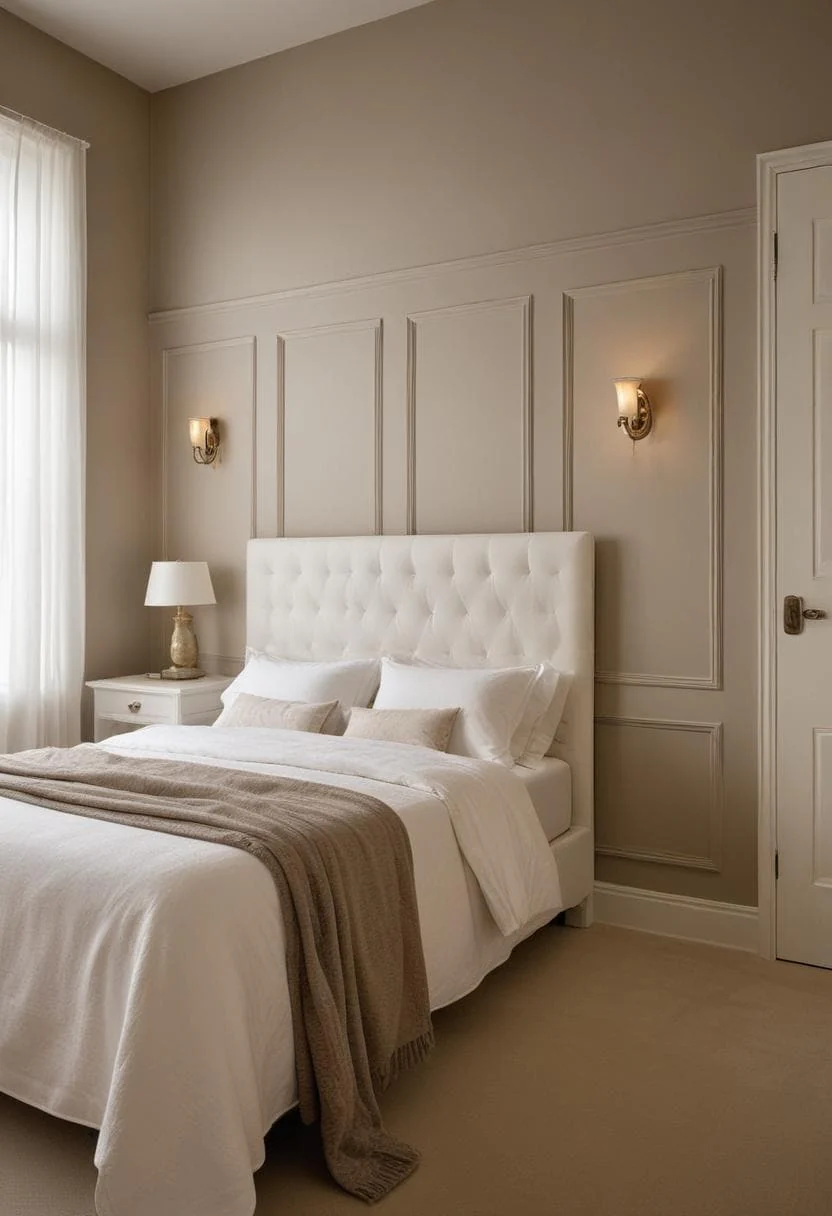 Wall Molding Kit- Wall Trim- Accent Wall Paneling- Modern Wall Wainscoting- Wall Decor- Living Room- Bedroom Wall- Tall Half Wall