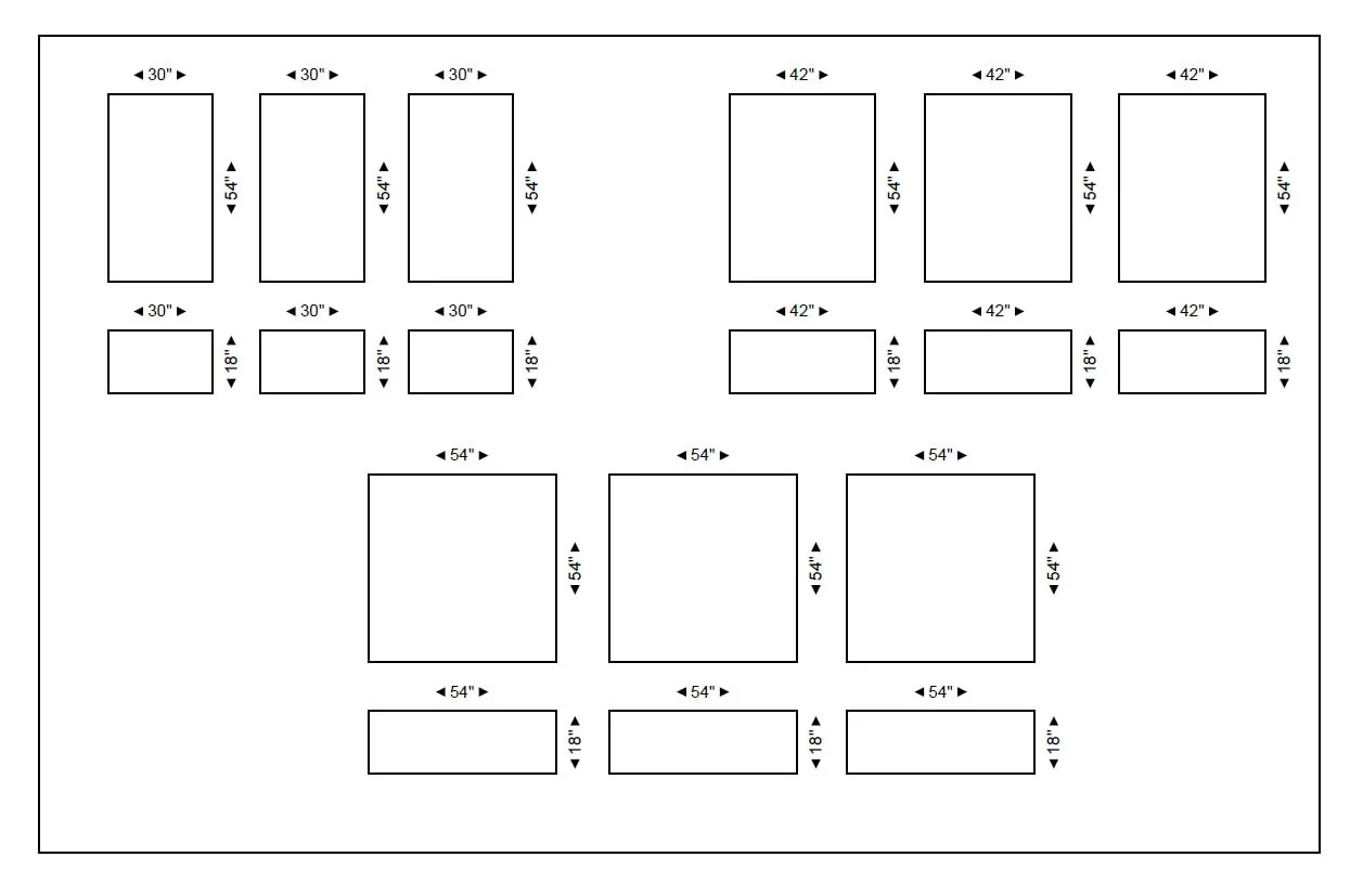 Wall Paneling Kit- Pre-Cut Wall Trim- Accent Wall Minimalist Decor- Wainscotting- Picture Frame Style Polyurethane Molding- 3 Panel - Image 3