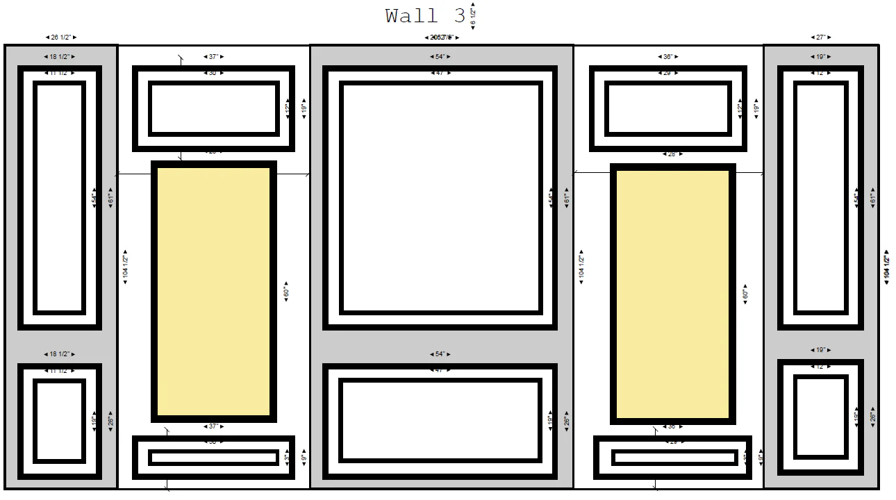 Wall Trim Kit Custom Order for Akeshia - Image 3