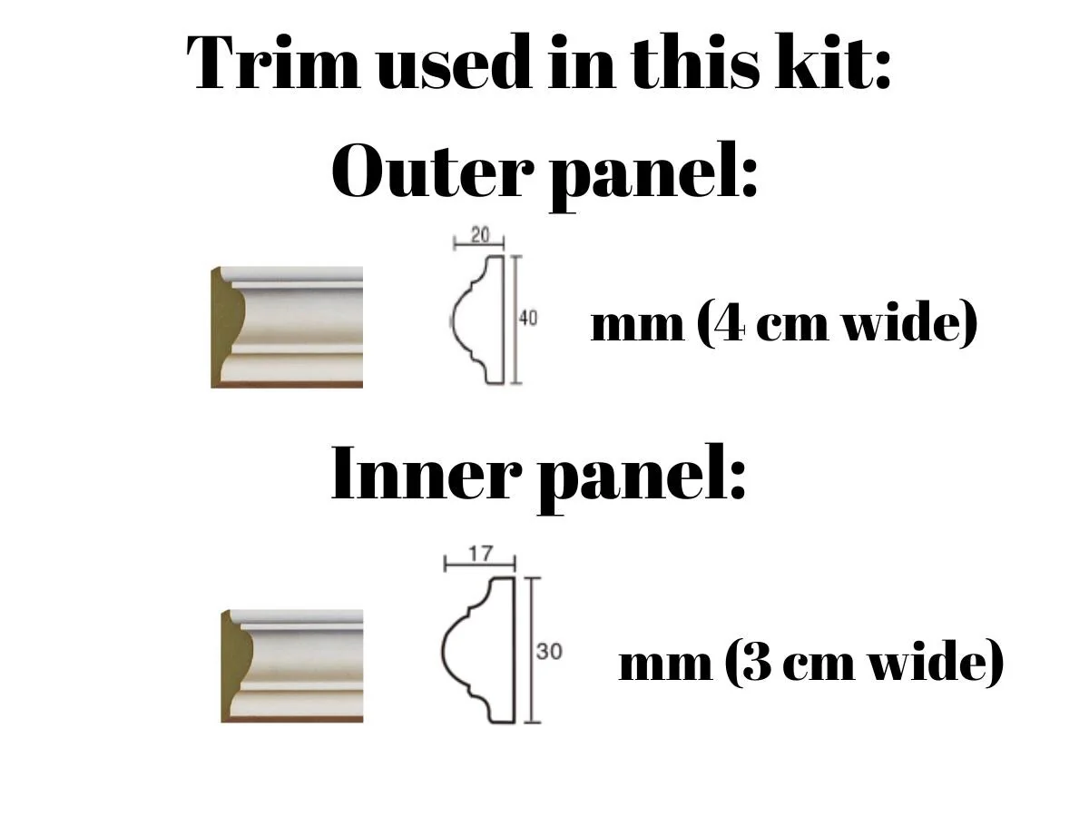 Wall Trim Kit Custom Order for Husam - Image 2