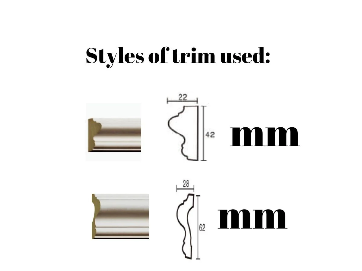 Wall Trim Kit Custom Order for Katie - Image 2